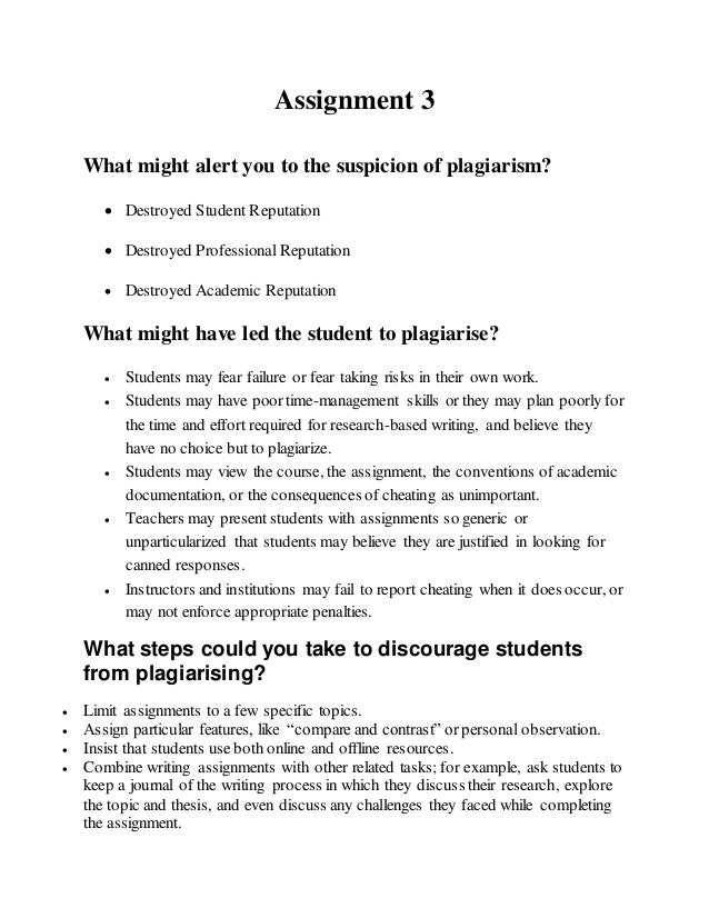 assignment of case studies